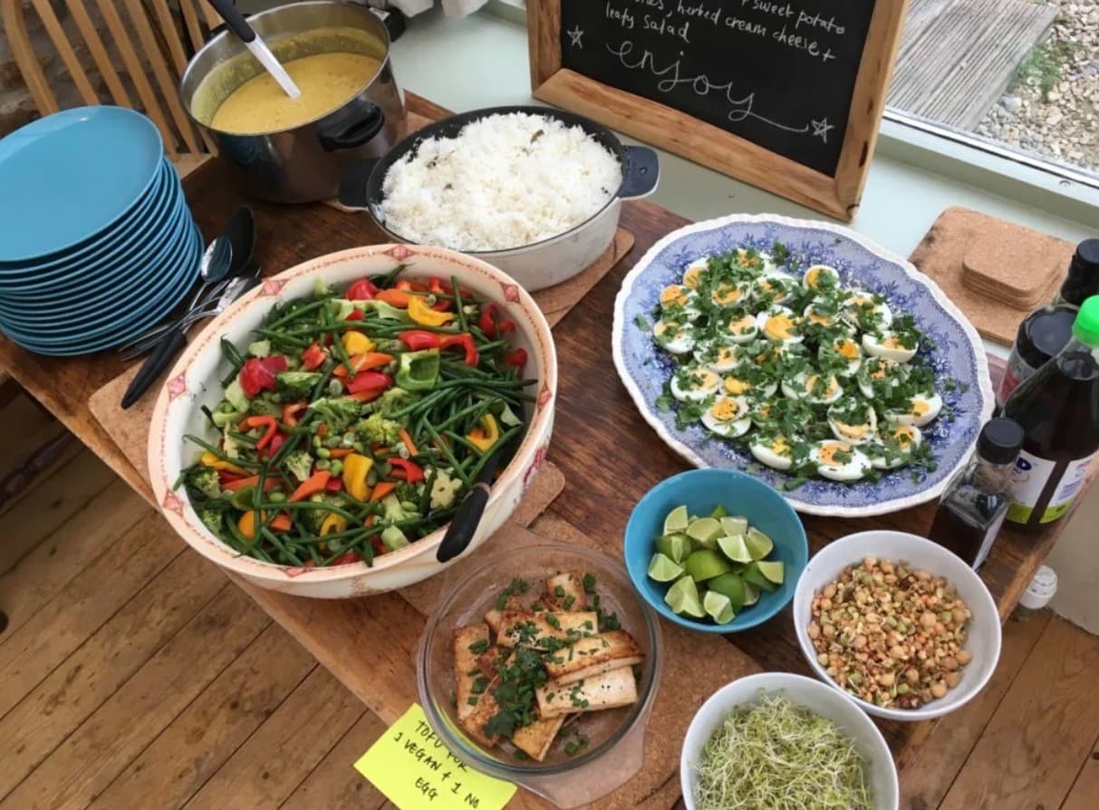 Chef-prepared, fully catered retreat meals