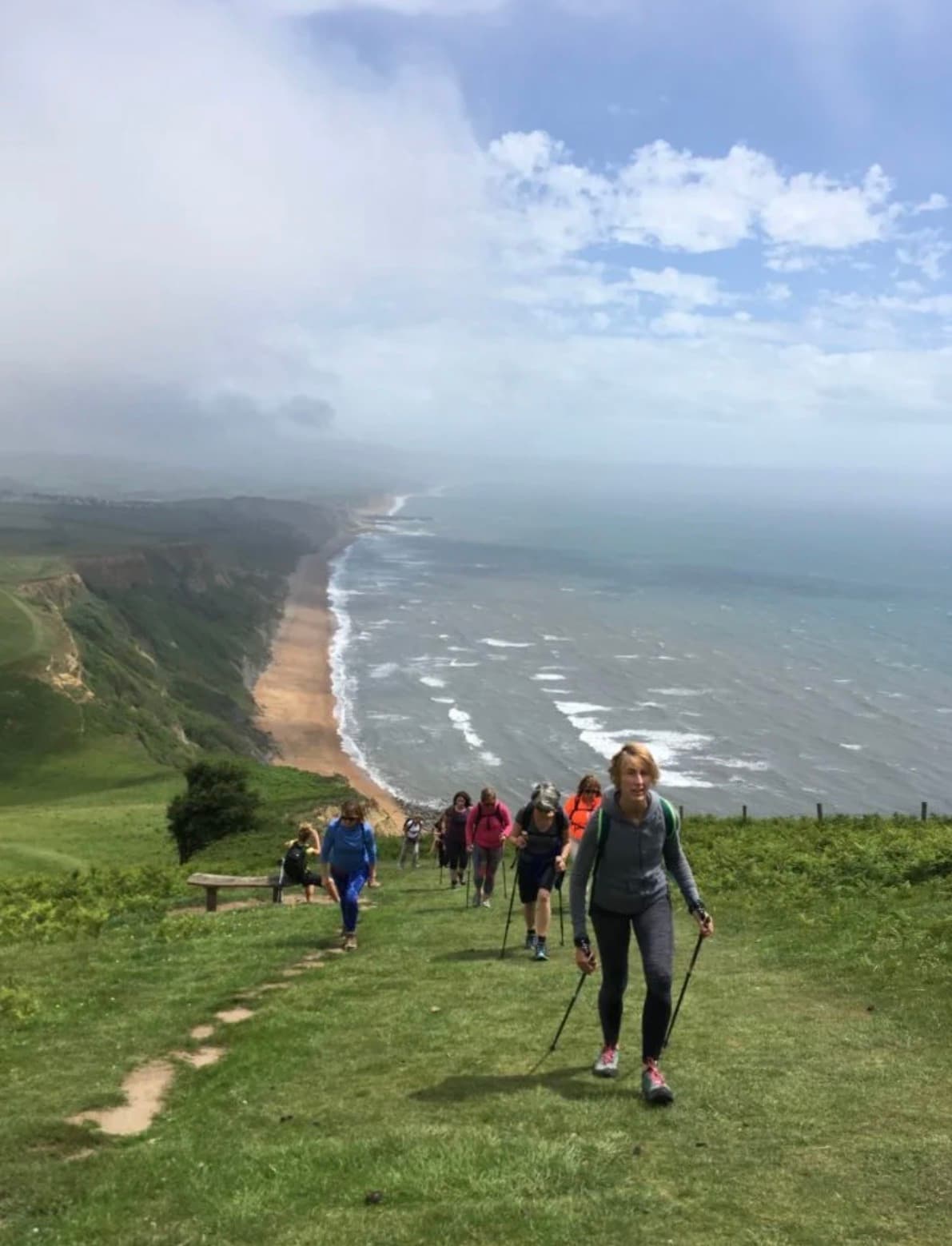 Guided coastal nature walk along the British coastline